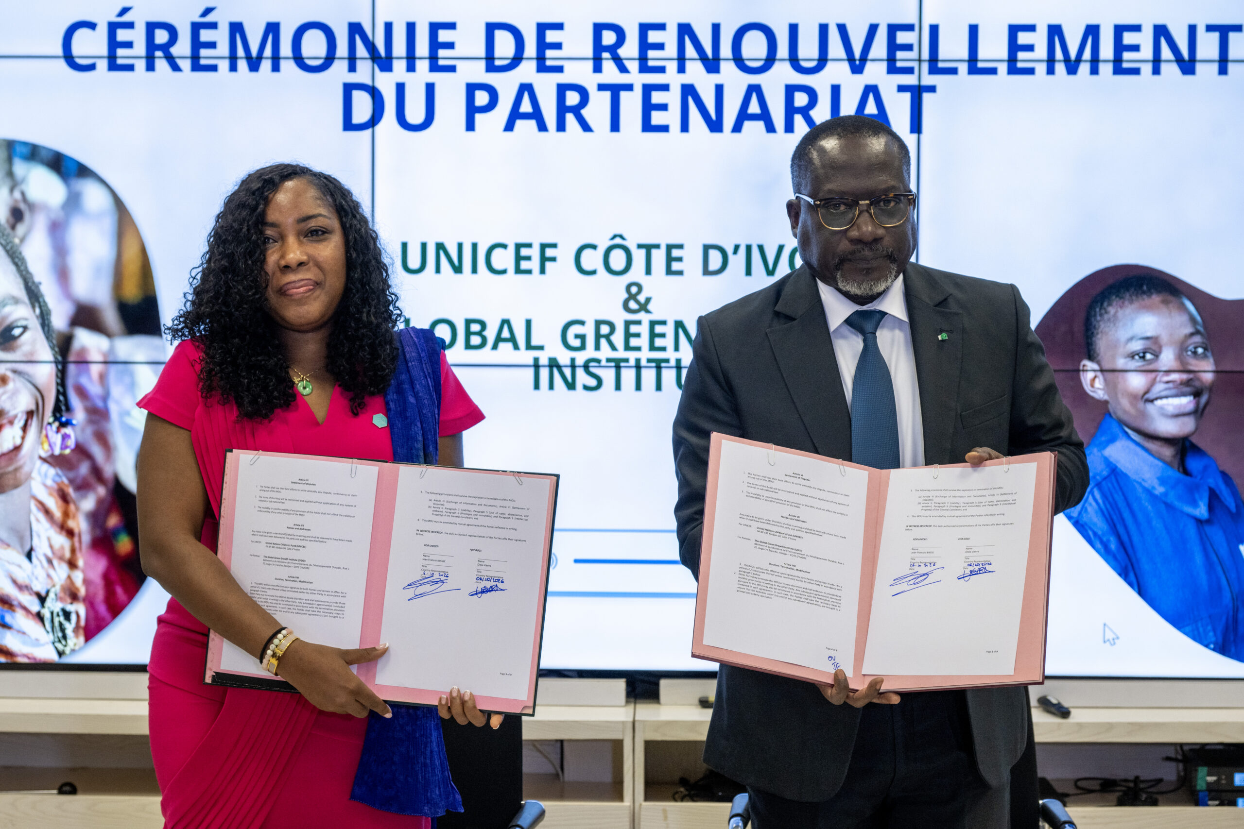 Côte d’Ivoire : 700 jeunes ciblés par un partenariat UNICEF-GGGI pour accélérer l’économie verte